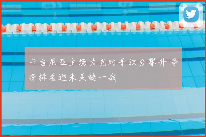 卡吉尼亚主场力克对手积分攀升 争夺排名迎来关键一战